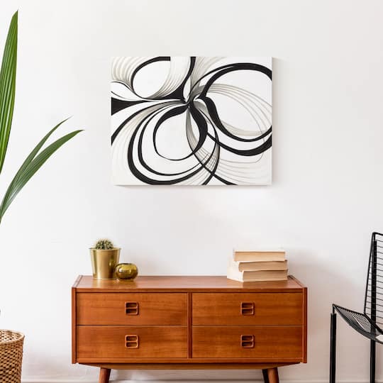 Abstract Circles 20" x 16" Canvas Wall Art